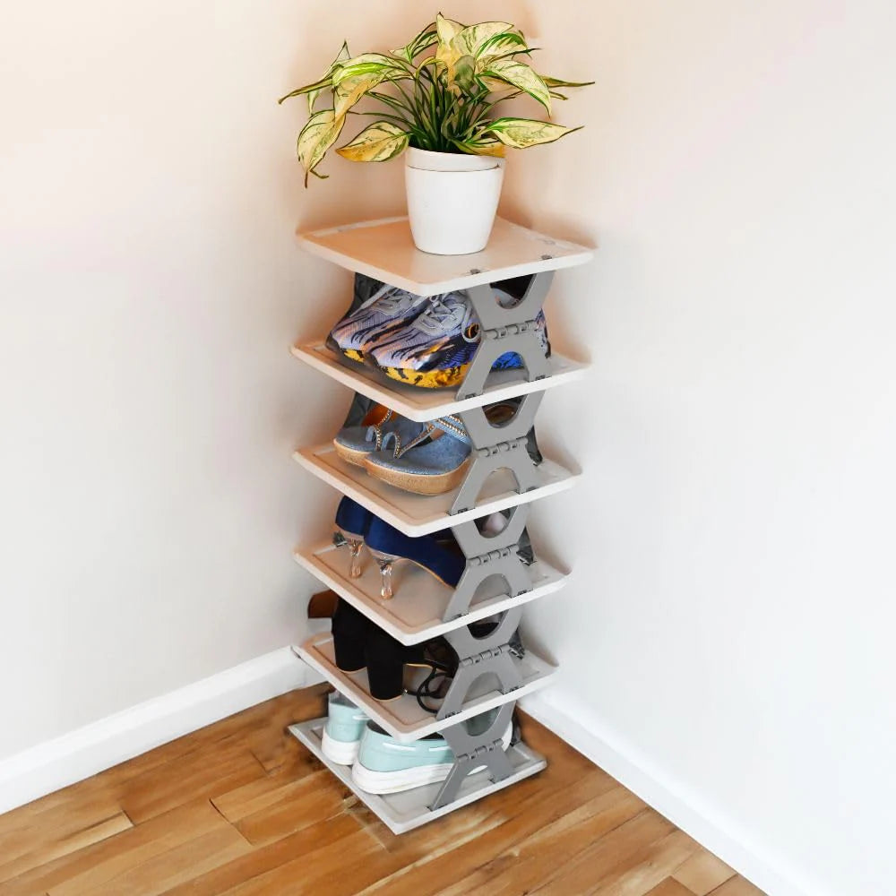 Smart Foldable Shoes Tier Shoe Rack 6 Layer