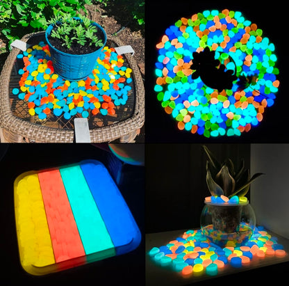 Glow In Dark Garden Rocks