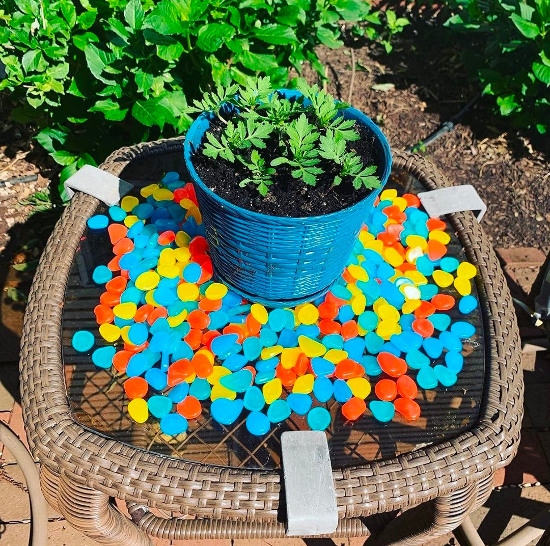 Glow In Dark Garden Rocks