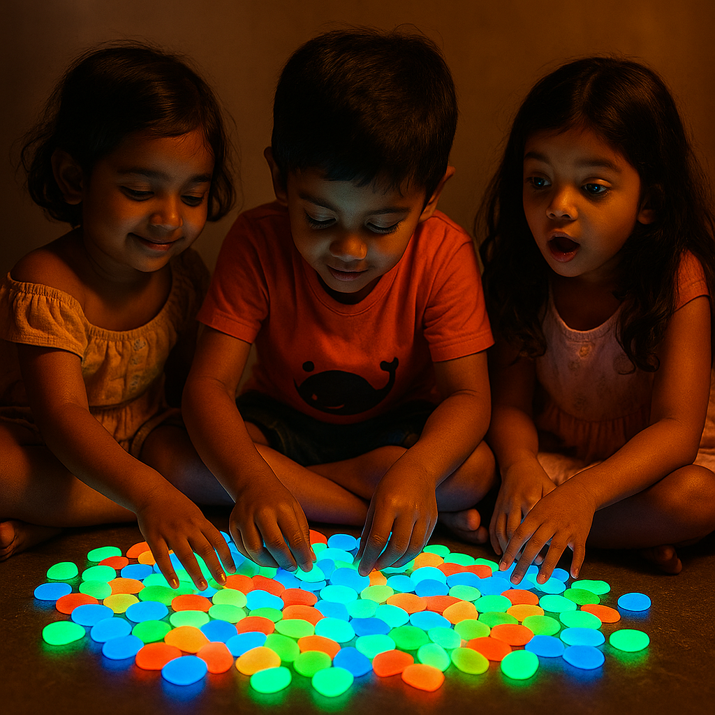 Glow In Dark Garden Rocks